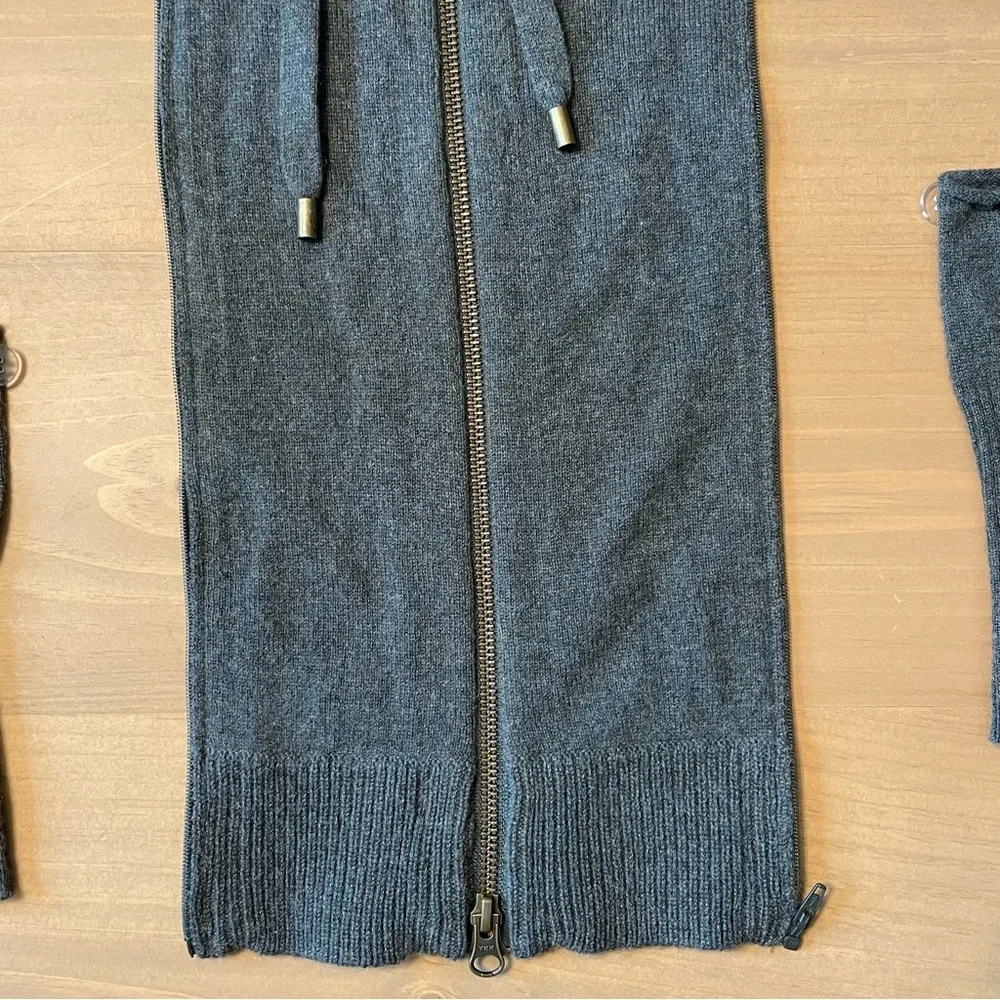 Veronica Beard Hoodie Dickey & Cuffs Wool Cashmere Blend Size 00-14